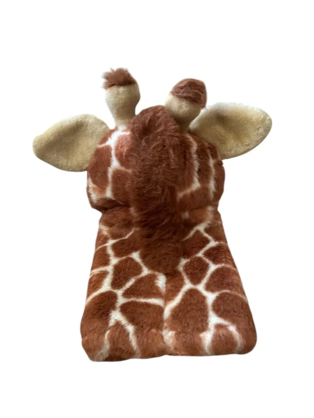 A&A Plush Giraffe Hand Puppet‎ Soft Brown & Beige Polyester Toy 12